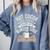 Reading All Winter Cozy Book Lover And Literary Escape Comfort Colors Sweatshirt Denim