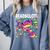 Readsolotl Cute Axolotl Book Lover Reading Women Girls Comfort Colors Sweatshirt Denim