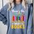 There's No Such Thing As Too Many Books Comfort Colors Sweatshirt Denim