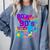 Retro 1980s 80's Baby 1990s 90's Made Me Nostalgia Birthday Comfort Colors Sweatshirt Denim