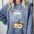 Retro Just A Girl Who Love Dogs Books And Coffee Bookworm Comfort Colors Sweatshirt Denim