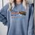 Retro Nostalgia 1980s Love Graphic Comfort Colors Sweatshirt Denim