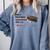 Retro Nostalgia 1980s Love Graphic Premium Tri-Blend Comfort Colors Sweatshirt Denim