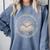 Retro Proud Introverted Book Club Anti Social Reader Comfort Colors Sweatshirt Denim