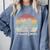 Retro Snack Goals Icon Nostalgia Comfort Colors Sweatshirt Denim
