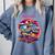 Retro Graphic Print With a Touch Of Nostalgia Comfort Colors Sweatshirt Denim Retro Graphic Print With a Touch Of Nostalgia Comfort Colors Sweatshirt Denim