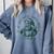 He Sees What You'Ve Been Reading Bookish Christmas Comfort Colors Sweatshirt Denim He Sees What You'Ve Been Reading Bookish Christmas Comfort Colors Sweatshirt Denim