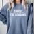 Shhh I'm Reading Book Lover Bookish Read Lover Outfit Comfort Colors Sweatshirt Denim Shhh I'm Reading Book Lover Bookish Read Lover Outfit Comfort Colors Sweatshirt Denim