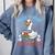 Silly Goose With Books Teacher Club School Educator Comfort Colors Sweatshirt Denim Silly Goose With Books Teacher Club School Educator Comfort Colors Sweatshirt Denim