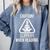 Slippery When Reading Unhinged Book Lover Meme Witty Comfort Colors Sweatshirt Denim