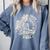 Smut Book Reader Spicy Romance Thick Thighs & Smutty Vibes Comfort Colors Sweatshirt Denim