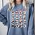 Snowman Reading Book Christmas Cozy Book Lover Bookish Comfort Colors Sweatshirt Denim