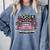 Sock Hop 50s Classic Car Nostalgia 1950s Greaser Comfort Colors Sweatshirt Denim
