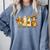 Spooky Halloween Book Lover Halloween Reading Goose Comfort Colors Sweatshirt Denim