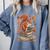 Squirrel Reading Book Lovers Fall Leaves Library Books Comfort Colors Sweatshirt Denim