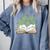 St Patricks Day Book Lover Librarian Reading Saint Pattys Comfort Colors Sweatshirt Denim