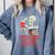 Staying Alive One Book At A Time Skeleton Reading Librarian Comfort Colors Sweatshirt Denim