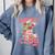 Strawberry Shortcake Book Club 1979 With Berry Besties Comfort Colors Sweatshirt Denim Strawberry Shortcake Book Club 1979 With Berry Besties Comfort Colors Sweatshirt Denim