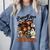Support Your Local Trick Or Treaters Retro Spooky Nostalgia Comfort Colors Sweatshirt Denim