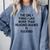 The Only Thing I Like More Than Reading Books Is Fucking Comfort Colors Sweatshirt Denim