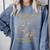 Tired Mom Club Bookish Things Booktrovert Book Lover Comfort Colors Sweatshirt Denim