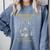 Tired Moms Book Club Coffee Chaos Readers Cozy Comfort Colors Sweatshirt Denim