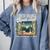 Tired Moms Book-Club Reading Book Lover Literature Bookish Comfort Colors Sweatshirt Denim