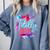 Totally 80's Colorful Retro 1980s Style Nostalgia Vibe Comfort Colors Sweatshirt Denim