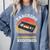 Tracking Adjustments Required Nostalgia VHS Retro Tape Comfort Colors Sweatshirt Denim