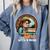 Never Underestimate The Power Of a Girl With a Book Reading Comfort Colors Sweatshirt Denim