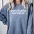 Unreliable Narrator Book Lover Humor Comfort Colors Sweatshirt Denim
