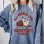 Valentines All Booked For Valentines Book Lover Girl Teacher Comfort Colors Sweatshirt Denim