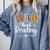 Wild About Reading Book Lover Bookworm Library Day Comfort Colors Sweatshirt Denim