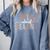 Wild About Reading Books Reader Lover Librarian Bookworm Comfort Colors Sweatshirt Denim