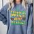 WILD ABOUT READING I Love Books Bookworm Library Day Comfort Colors Sweatshirt Denim