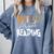 WILD ABOUT READING Reading Books Bookworm Library Day Comfort Colors Sweatshirt Denim
