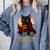 Wizard Cat Reading a Book While Crocheting Comfort Colors Sweatshirt Denim Wizard Cat Reading a Book While Crocheting Comfort Colors Sweatshirt Denim