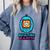 Women's Adulting Is A Myth Retro Pixel Pet Nostalgia Millennials Comfort Colors Sweatshirt Denim