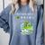 Women's Frutiger Aero Y2K Fashion Trends Statement Piece Tech Orbite Comfort Colors Sweatshirt Denim