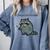 Women's i Require Books Raccoon Comfort Colors Sweatshirt Denim Women's i Require Books Raccoon Comfort Colors Sweatshirt Denim