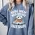 Women's Wild Dreams Reading Giraffe Book Reader Zoo Animals Kids Comfort Colors Sweatshirt Denim