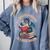 In A World Of Bookworms Be A Book Dragon Comfort Colors Sweatshirt Denim