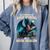 In a World Of Bookworms Be a Book Dragon Reading Comfort Colors Sweatshirt Denim