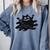 Yk2 Grunge Scary Cat With Tail Tomboy 90s Nostalgia Indie Comfort Colors Sweatshirt Denim