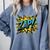 ZAP Comic Book Retro Artwork – Cartoon Collector Comfort Colors Sweatshirt Denim ZAP Comic Book Retro Artwork – Cartoon Collector Comfort Colors Sweatshirt Denim