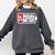 1 Social Battery Sarcastic Introverted Men Women Comfort Colors Sweatshirt Pepper