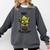 100 Book Goblin Cute Book Reader And Library Lover Comfort Colors Sweatshirt Pepper