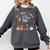 100 Days In The Books Celebration Retro School Comfort Colors Sweatshirt Pepper