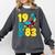 1983 Retro Raised In The 80s Old School Nostalgia Vibes Comfort Colors Sweatshirt Pepper