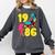 1986 Retro Raised In The 80s Old School Nostalgia Vibes Comfort Colors Sweatshirt Pepper